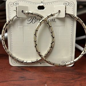 Brighton Hoop Pebble Earrings